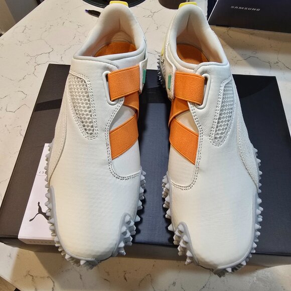 PUMA UR Mostro Communication 401719-02 Warm White Light Straw Men's Size 10 NEW - Picture 4 of 13